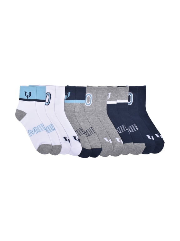 Men's 6-Pack Shortie Crew Socks, Sock Size 10-13