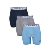 Messi Men's Stretch Boxer Brief Underwear 3-Pack, Sizes S-XL