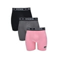 thumbnail image 1 of Messi Men's Stretch Boxer Brief Underwear 3-Pack, Sizes S-XL, 1 of 5