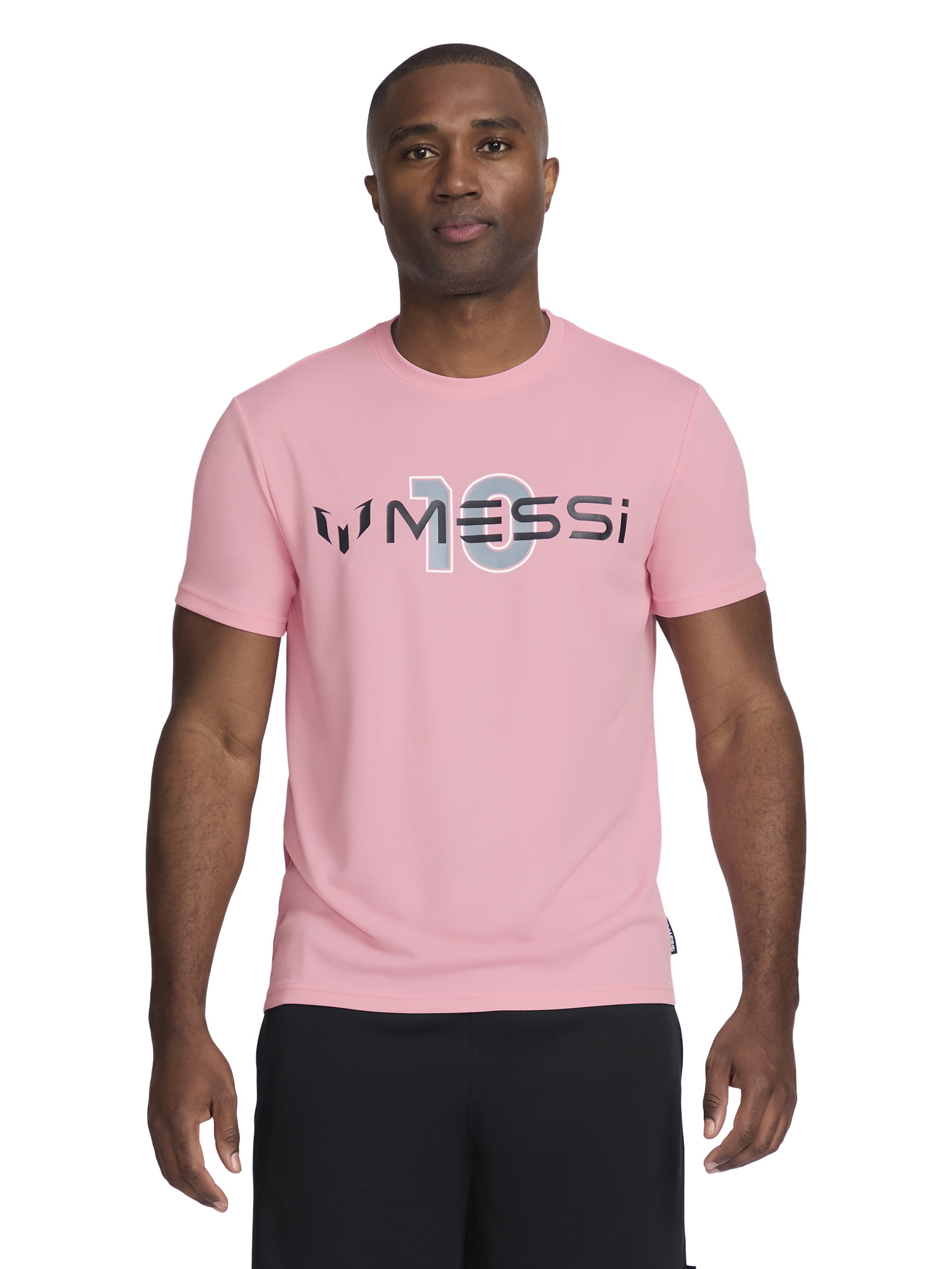 Messi Mens Short Sleeve Athletic Jersey Top, Sizes XS-3XL