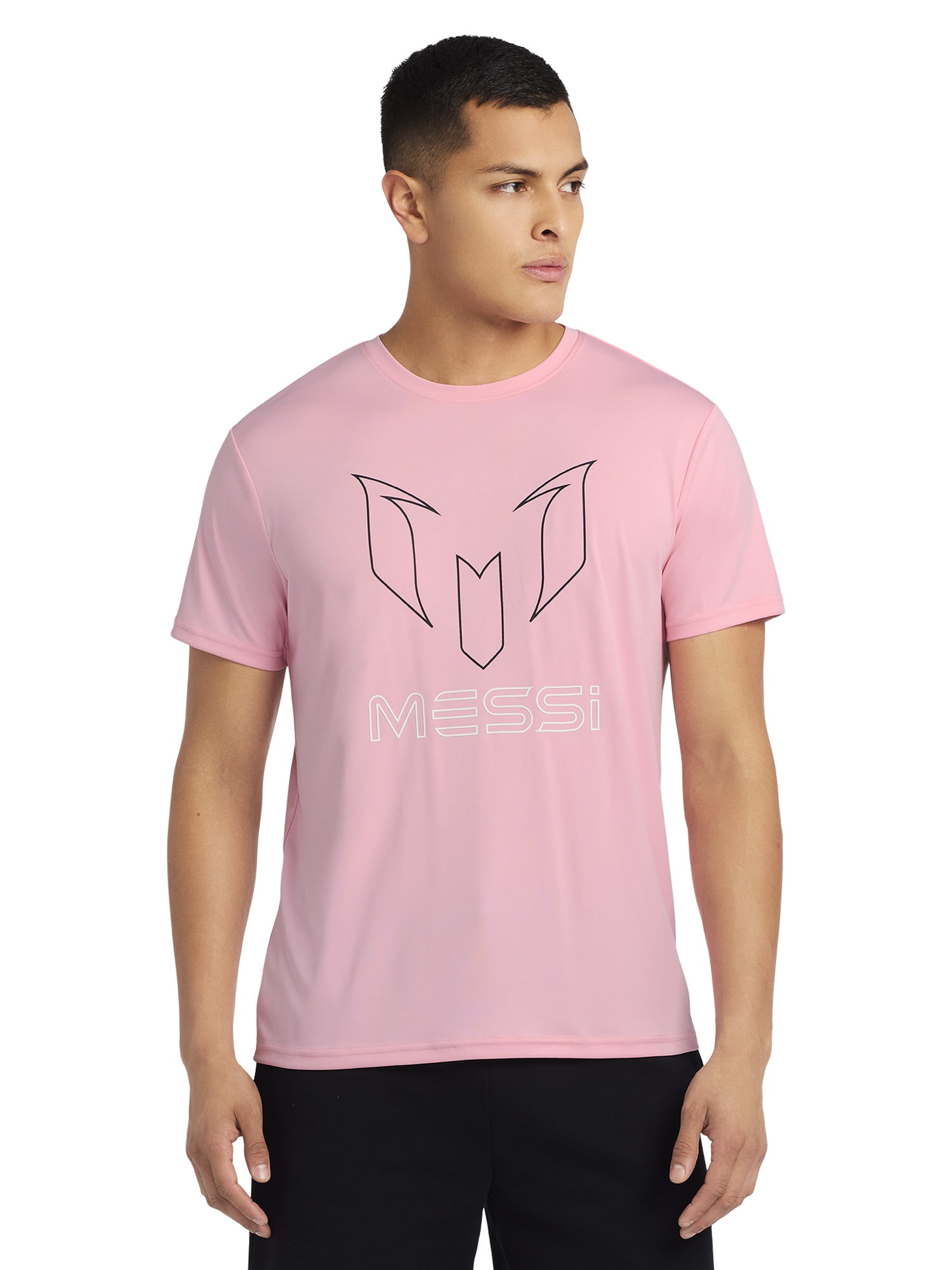 Messi Mens Short Sleeve Athletic Jersey Top, Sizes XS-3XL