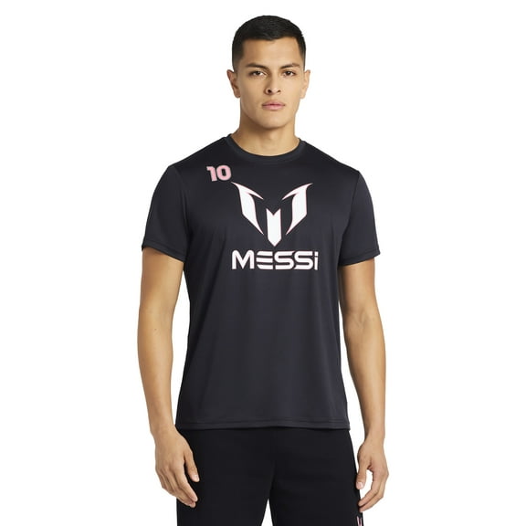 Messi Mens Short Sleeve Athletic Jersey Top, Sizes XS-5XL
