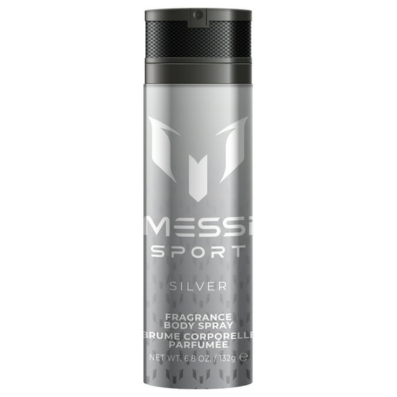 Messi Sport Silver Body Spray for Men 6.7 Oz