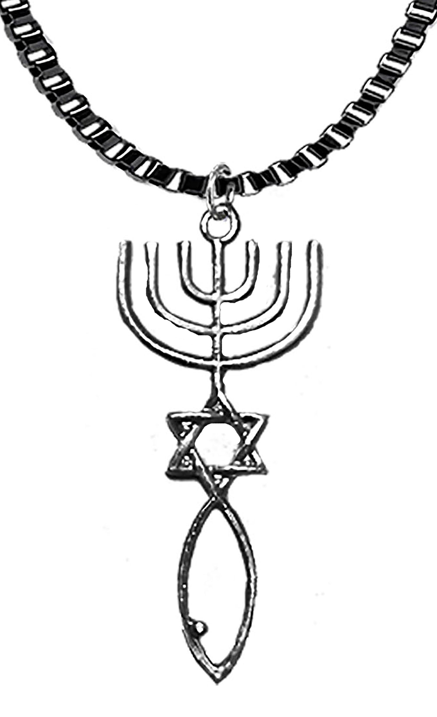 Messianic Christian 2 Inch Long Seal Of Jerusalem On A