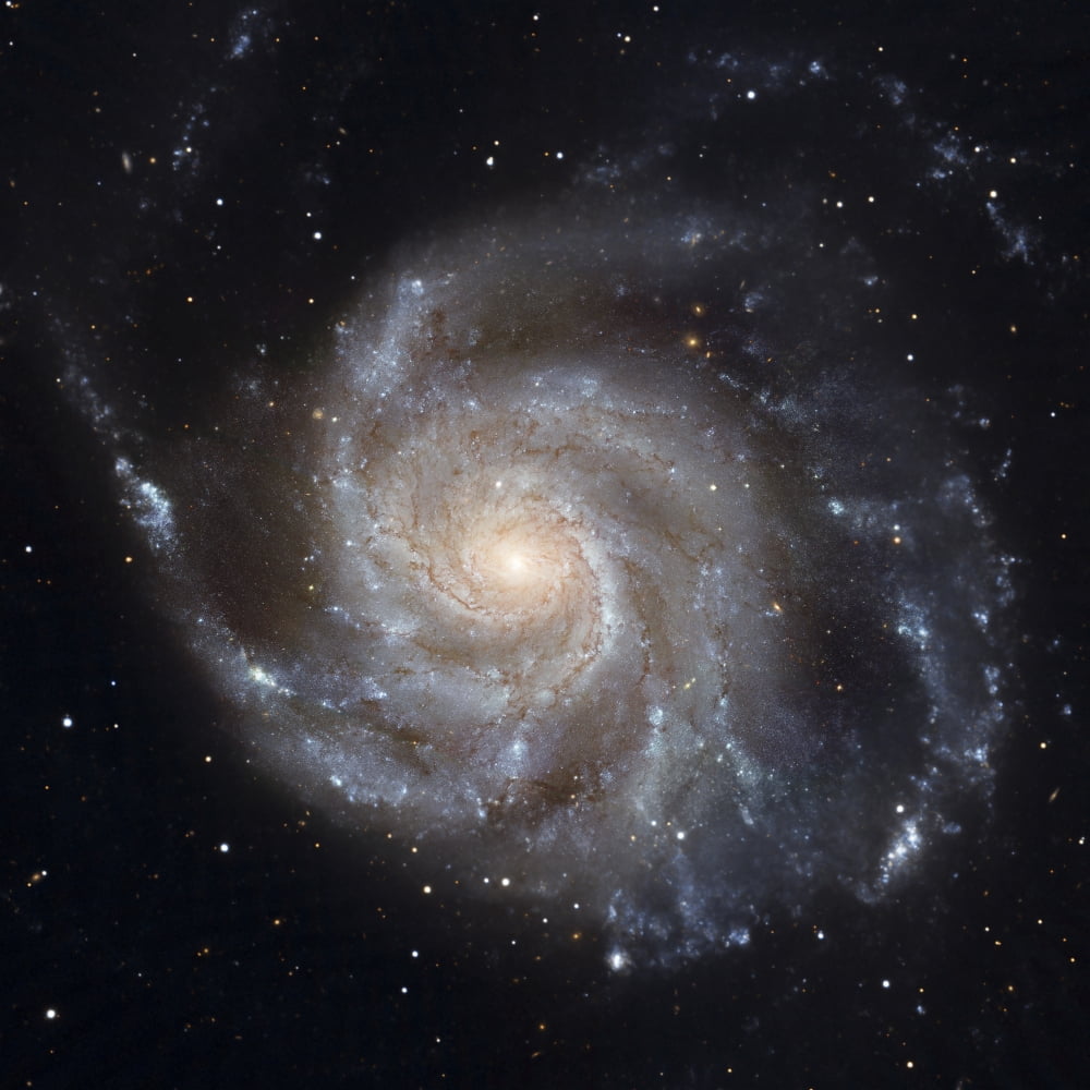 Messier 101 the Pinwheel Galaxy Canvas Art - Stocktrek Images (28 x 28)