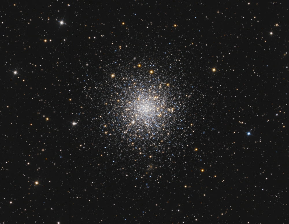 Messier 12 globular cluster in the constellation Ophiuchus Canvas Art - Bob FeraStocktrek Images (33 x 25)