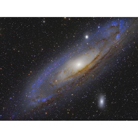 Messier 31 the Andromeda Galaxy Canvas Art - Roberto ColombariStocktrek Images (32 x 24)