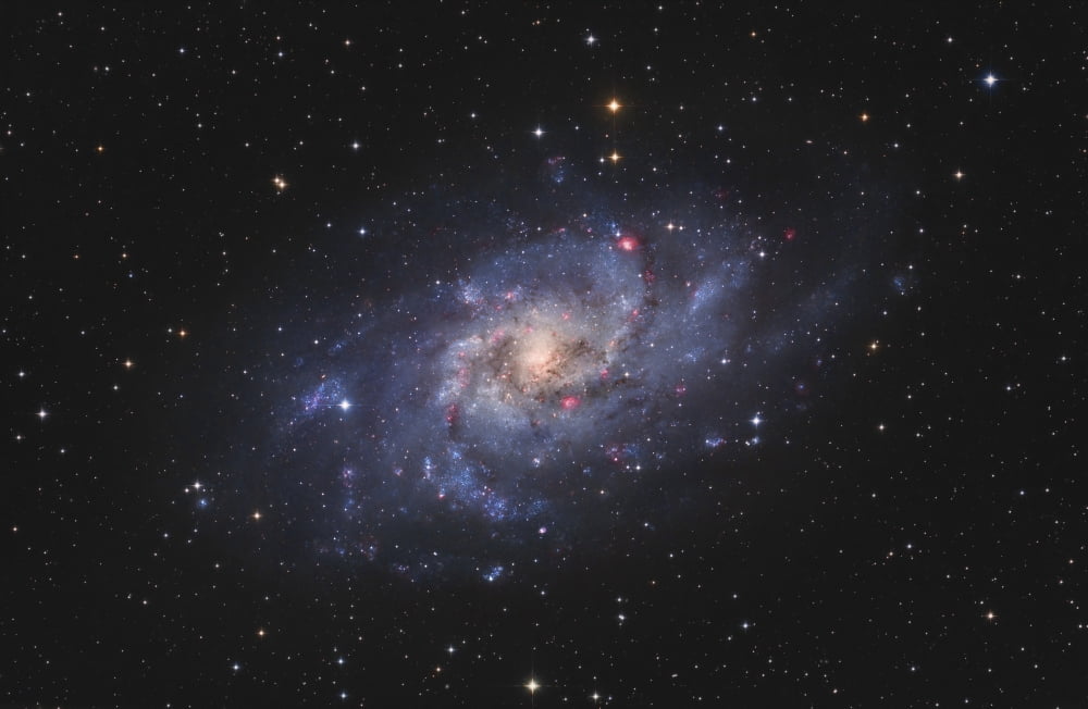 Messier 33 the Triangulum Galaxy Canvas Art - Lorand FenyesStocktrek Images (34 x 23)