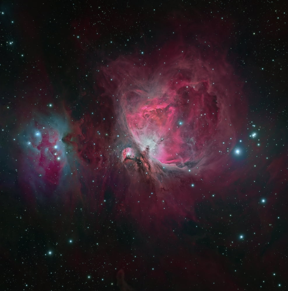 Messier 42 the Orion Nebula Canvas Art - Michael MillerStocktrek Images (28 x 28)