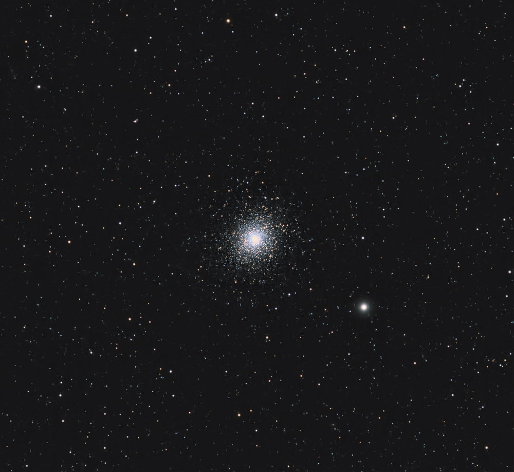 Messier 5 a globular cluster in the constellation Serpens Canvas Art - Michael MillerStocktrek Images (29 x 27)
