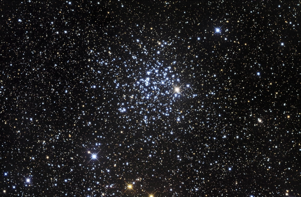Messier 52 also known as NGC 7654 is an open cluster in the Cassiopeia constellation Canvas Art - Robert GendlerStocktrek Images (17 x 12)