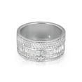 thumbnail image 1 of Messika 1.76Cttw Liz Baguette & Round Diamond Band Ring 18K White Gold SZ 6.25, 1 of 5