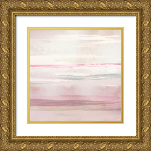 Messina, Jake 12x12 Gold Ornate Wood Framed with Double Matting Museum Art Print Titled - Blush Perspective I
