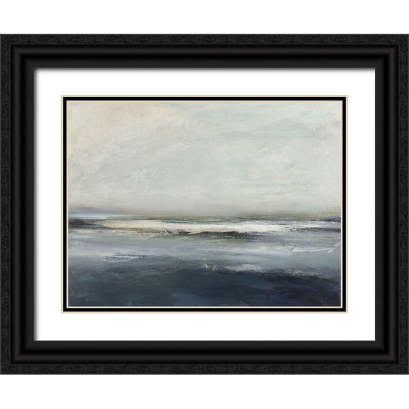 Messina, Jake 18x15 Black Ornate Wood Framed with Double Matting Museum Art Print Titled - Land and Sky IV