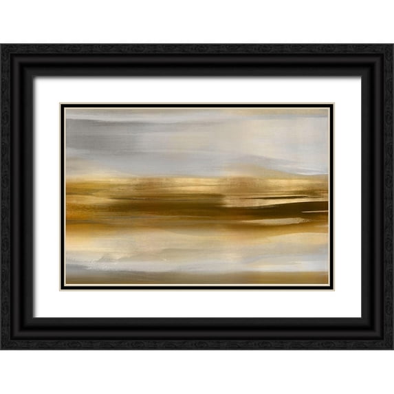 Messina, Jake 24x17 Black Ornate Wood Framed with Double Matting Museum Art Print Titled - Gold Rush I