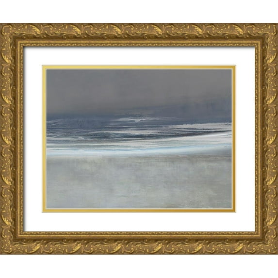Messina, Jake 24x19 Gold Ornate Wood Framed with Double Matting Museum Art Print Titled - View at Dusk