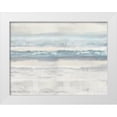 thumbnail image 1 of Messina, Jake 24x19 White Modern Wood Framed Museum Art Print Titled - Aqua Movement, 1 of 4