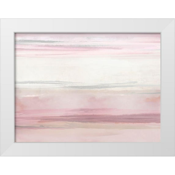 Messina, Jake 24x19 White Modern Wood Framed Museum Art Print Titled - Blush Perspective III