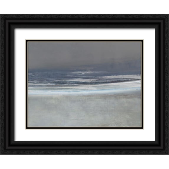 Messina, Jake 32x25 Black Ornate Wood Framed with Double Matting Museum Art Print Titled - View at Dusk