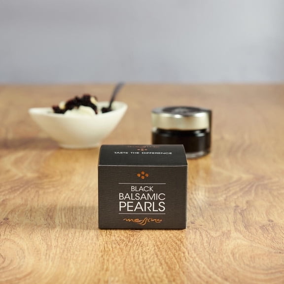Messino Black Balsamic Pearls Imported from Greece, 50 ml