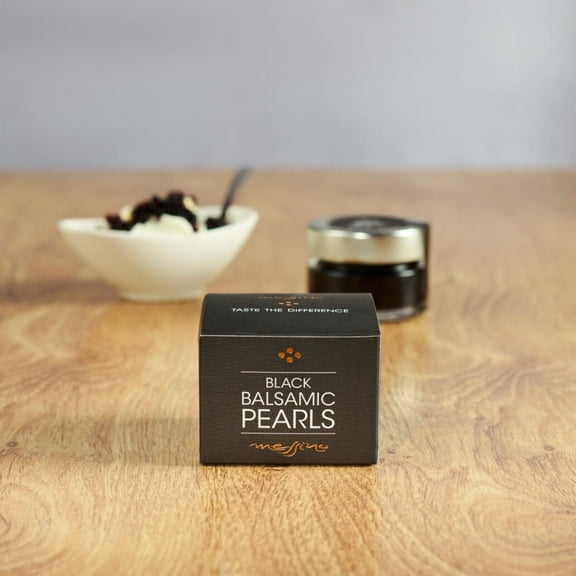 Messino Black Balsamic Pearls, 50 ml Bottle