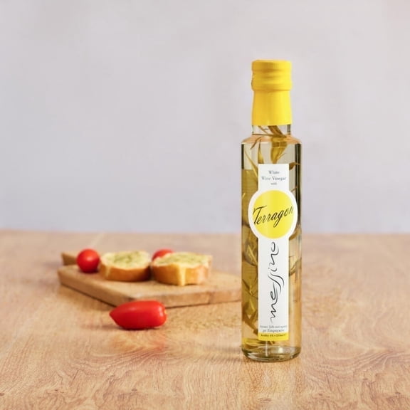 Messino White Wine Vinegar with Tarragon imported from Greece, 250 ml