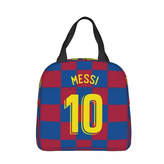 10 Football Soccer Merch Insulated Lunch Bag For Work CF Barcelona Food Storage Bag Portable Thermal Cooler Lunch Boxes