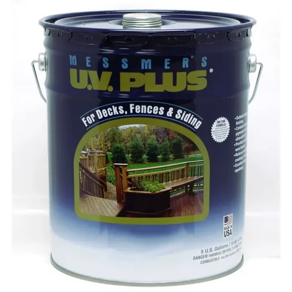 5 gal Messmer's MC-500-5 Natural U.V. Plus Decks, Fences & Siding Semi-Transparent Oil-Based Stain