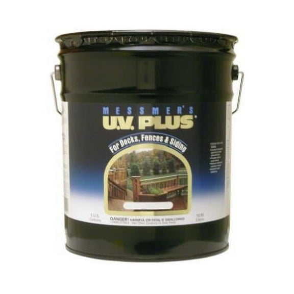 5 gal Messmer's MC-504-5 Sequoia Red U.V. Plus Decks, Fences & Siding Semi-Transparent Oil-Based Stain