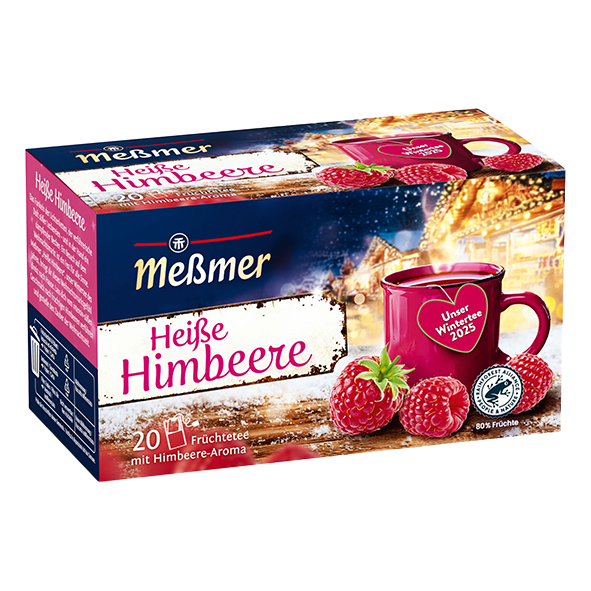 Messmer Tea HOT RASPBERRY 1 Box 20 Tea Bags Made In Germany messmer-tea-hot-raspberry-1-box-20-tea-bags-made-in-germany