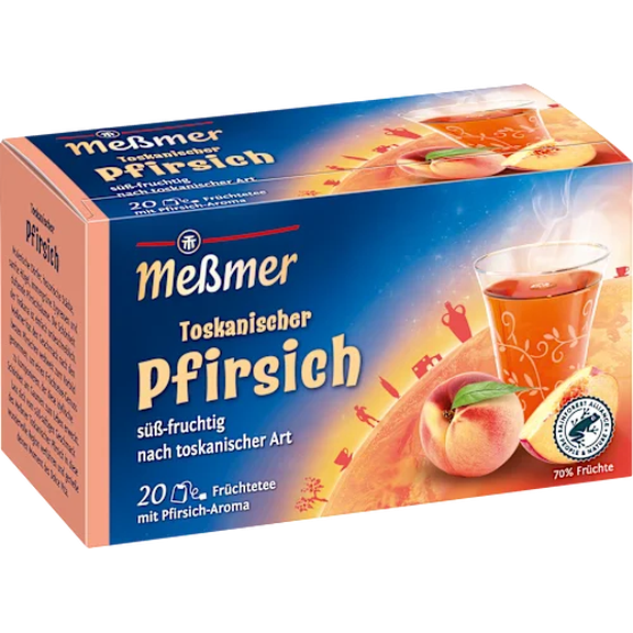 Messmer tea: TUSCAN PEACH fruit tea- 1 box/ 20 tea bags