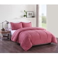 thumbnail image 1 of Messy Bed Washed Cotton Comforter Mini Set, King, Red, 1 of 6