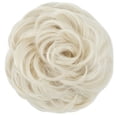 thumbnail image 1 of Messy Bun Beach Blonde Hair Piece Human Hair Blonde – Natural Soft Updo Look, Secure & Lightweight Hair Bun Extensions For Women, messy bun hair piece, 1 of 9