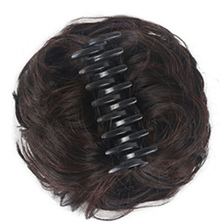 Messy Bun Easy Clip Wig female grasping Clip HairNatural Hair
