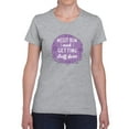 thumbnail image 1 of Messy Bun. Getting Stuff Done T-Shirt Women -Smartprints Designs, Female x-Large, 1 of 4