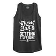 thumbnail image 1 of Messy Bun Getting Stuff Done - Women's Racerback Tank Top, 1 of 6