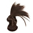 thumbnail image 1 of Messy Bun Hair Accessory - Clip-On Feathered Wig with Updo Extensions for Effortless Styling and Versatile, 1 of 7
