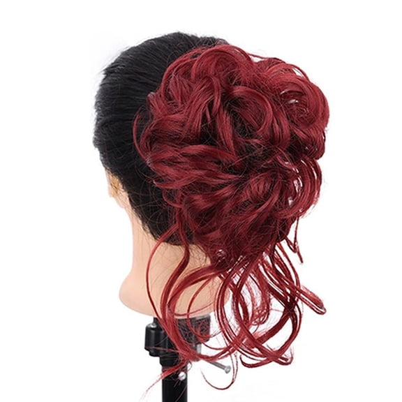 Messy Bun Hair Piece Scrunchie Extension Ideal for Women to Create Quick and Stylish Hairstyles