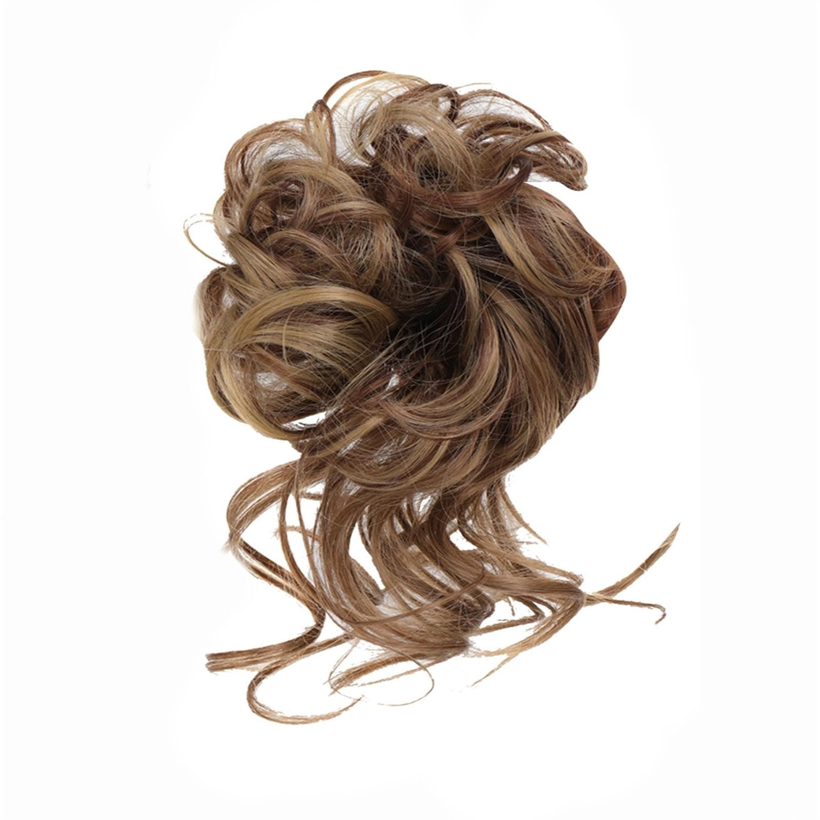 Postiche Queue De Cheval Ondulée - Couleur Clear Light Copper Wick And Chocol, 65 Cm