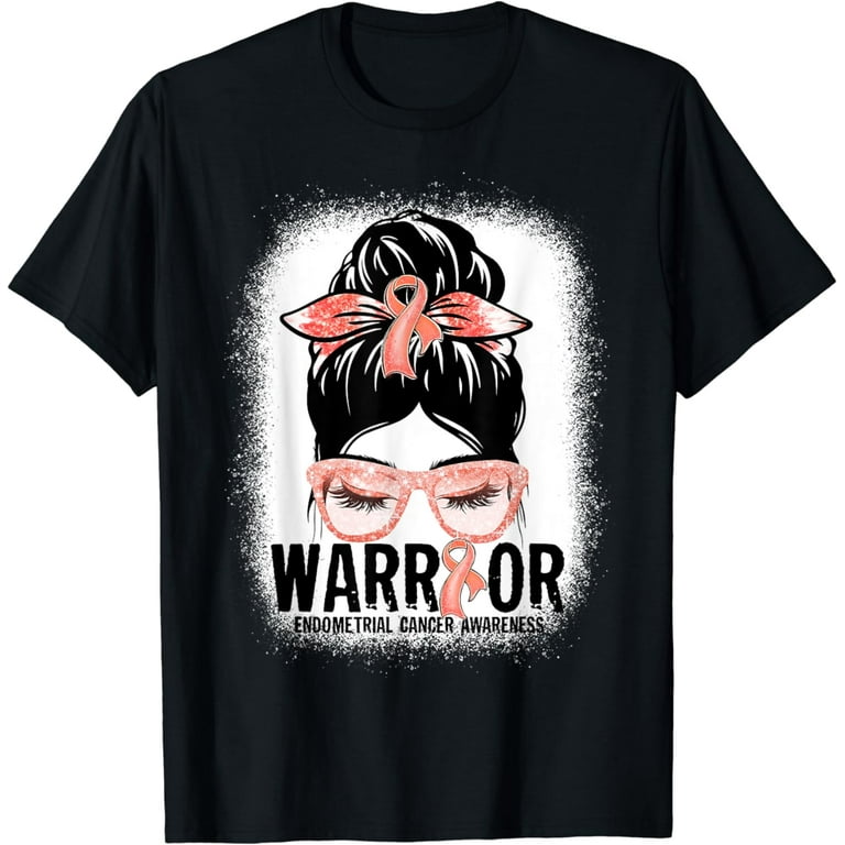 Cervical Cancer Warrior T-Shirt - Vintage Awareness Ribbon Cervical Cancer Warrior T-Shirt - Vintage Awareness Ribbon