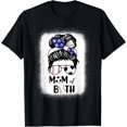 thumbnail image 1 of Messy Bun Soccer Mom Baseball Mom Of Both Mothers Day T-Shirt Unisex S-5XL Hot Trending Shirt, Vintage Birthday Gift, 1 of 2