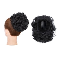 Synthetic Hair Bun Chignon Updo Elastic Drawstring Short Ponytail ...