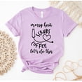 thumbnail image 1 of Messy Hair Scrubs Coffee Let's Do This Shirt Nurse Funny Nursing T-shirt Tee Gift For Let’s Assistant School Top Women's, 1 of 3