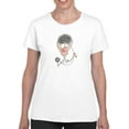 thumbnail image 1 of Messy Ideas T-Shirt Women -Engin Selcuk Designs, Female Large, 1 of 4