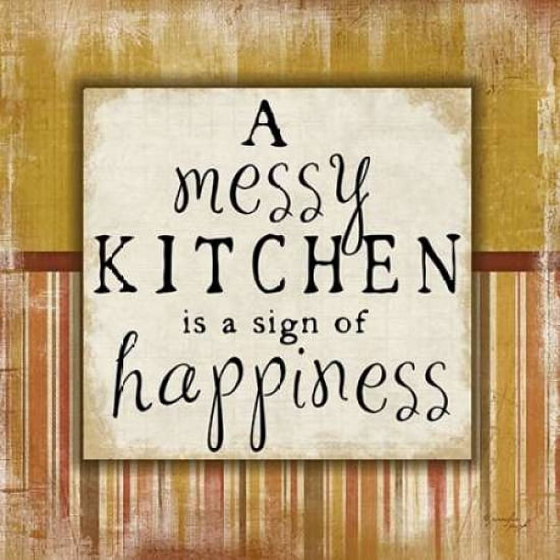 Messy Kitchen Canvas Art - Jennifer Pugh (24 x 24)