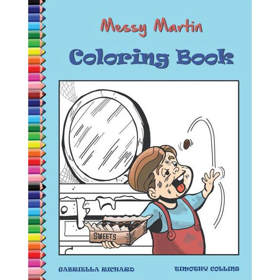 Messy Martin Coloring Book, (Paperback)