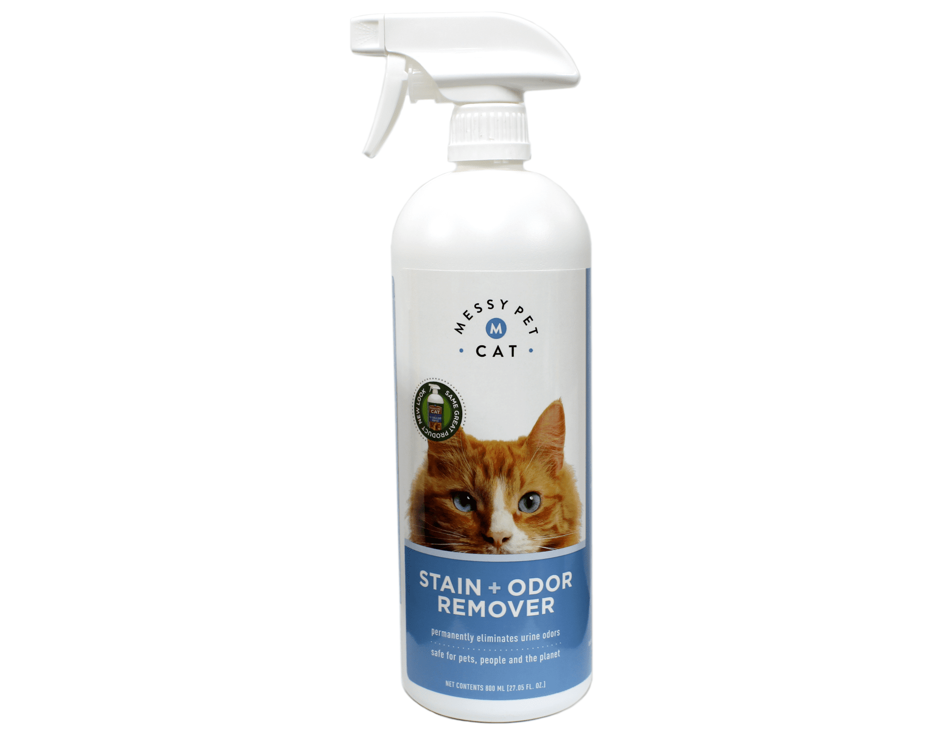 Messy Pet Cat Stain and Odor Remover Safe for Pets, People and the