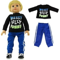 Messy, Silly, Funny Pant Set For 18 Inch Dolls