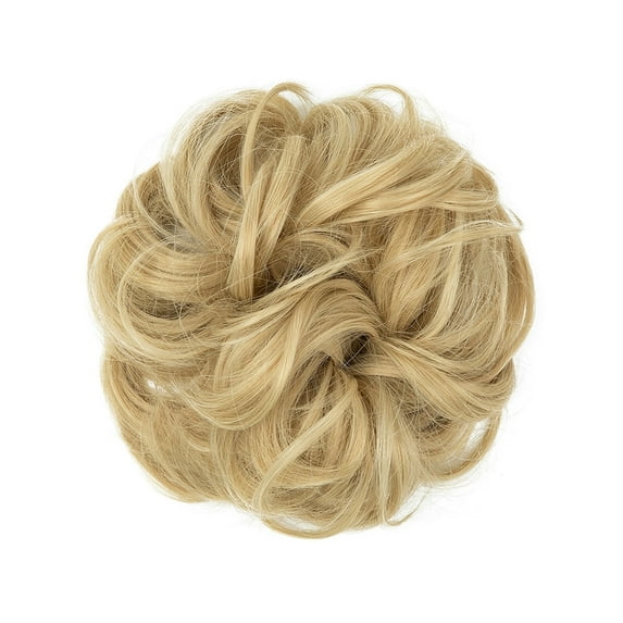 Messy Synthetic Hair Bun Daily Wear Chignon Scrunchies Fake Hair Band Braid Elastic Hairpiece Tail For Women H9