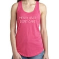 thumbnail image 1 of Messy hair don't care Racerback Tank, 1 of 1